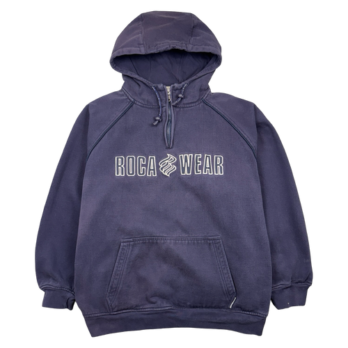 Vintage Roca Wear Hoodie Blue | Vintage Clothing Store Canada
