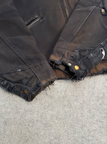 Vintage 2000’s Carhartt Detroit Jacket Distressed Black
