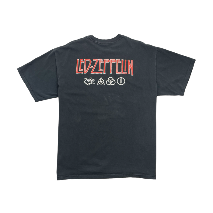 Vintage Led Zeppelin Band Tee Black | Vitnage Clothing Store Canada