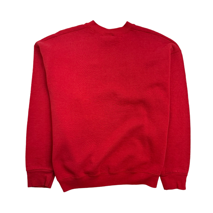 (L) Vintage 90s Guess Sweatshirt Red | Vitnage Clothing Store Canada