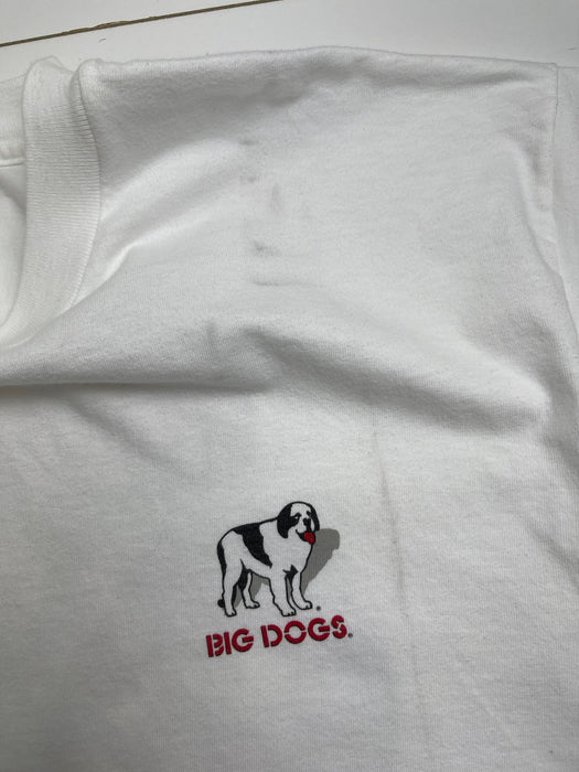 (XL) Vintage '98 Big Dogs Wrestling Tee White | Vitnage Clothing Store Canada