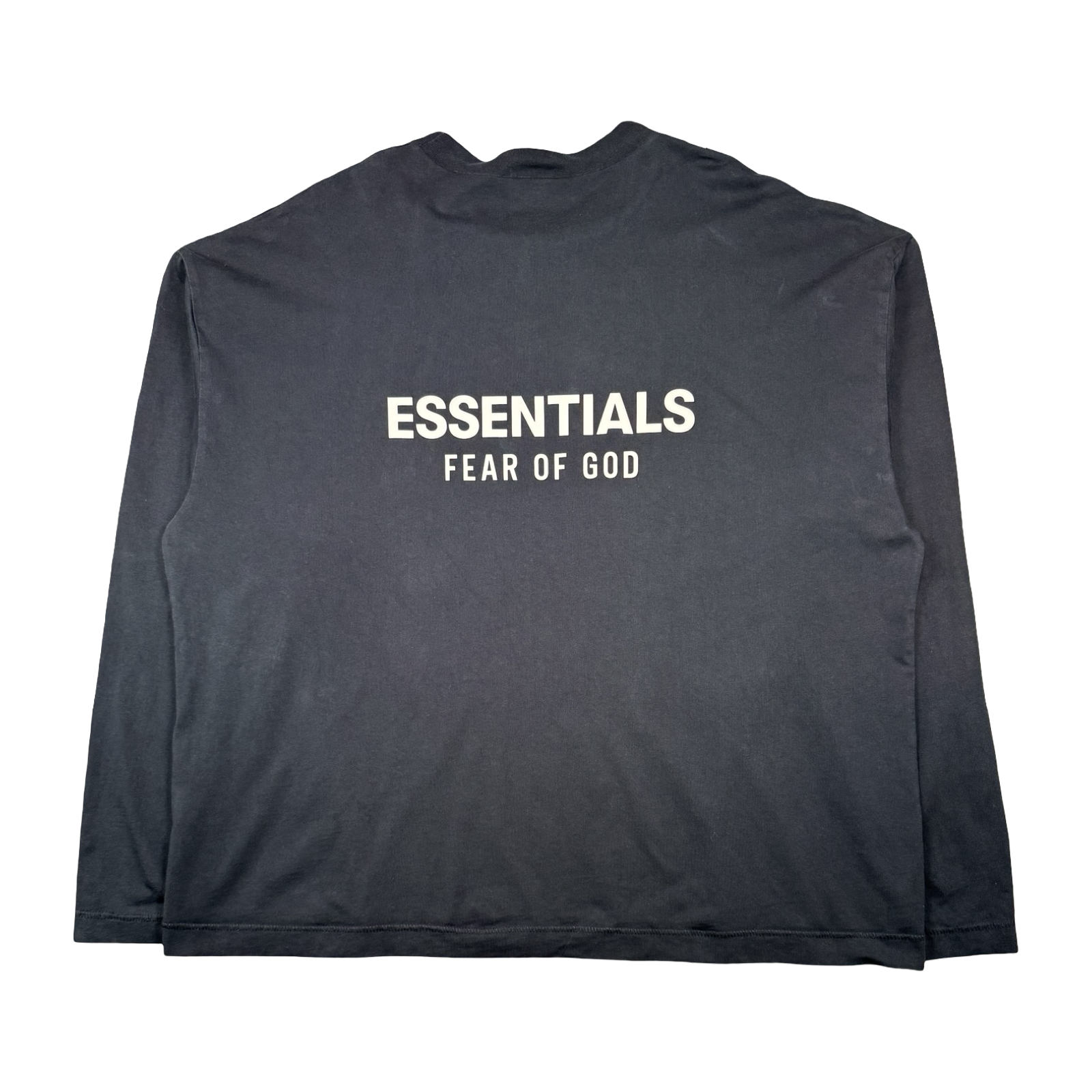 Fear Of God Essentials Logo L/S Tee Black (USED)