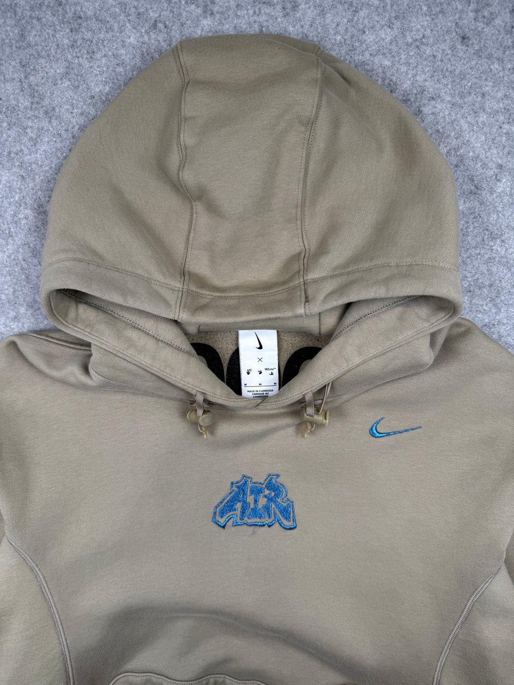 Nike x Off-White Fleece Hoodie Beige (USED)
