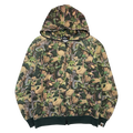 BAPE Village Camo Full Zip Up Hoodie Green (USED)