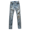 Amiri playboy clay indigo bunny logo skinny jeans