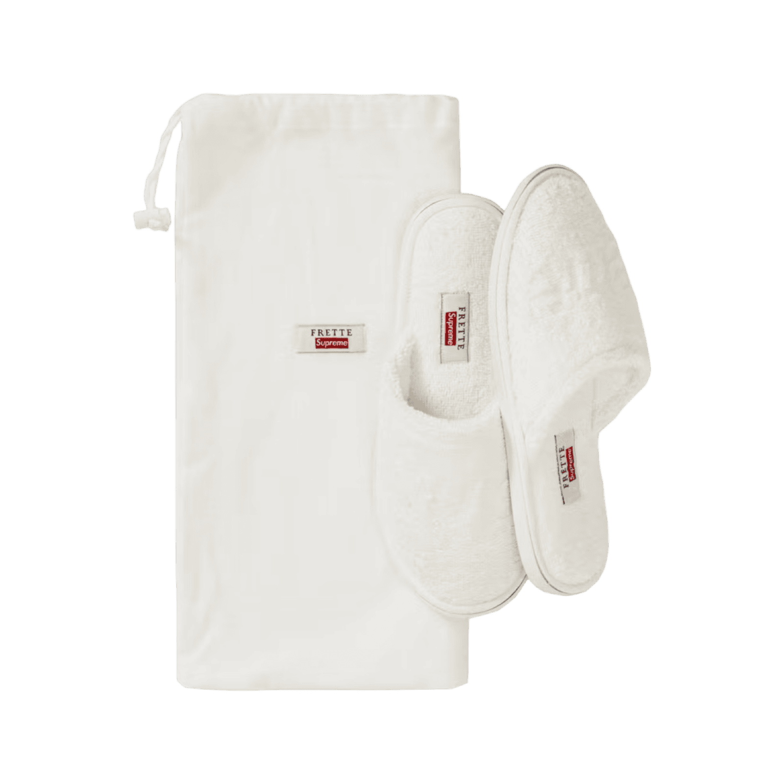 Supreme Frette Slippers White