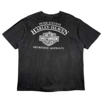 Vintage Harley Davidson No Worries Tee Black
