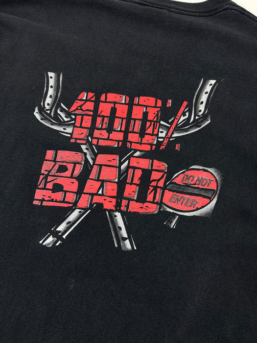 Vintage Looney Tunes Taz 100% Bad Tee Black | Vitnage Clothing Store Canada