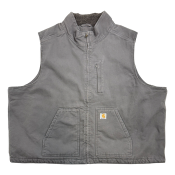 Carhartt Fleece Lined Work Vest Grey