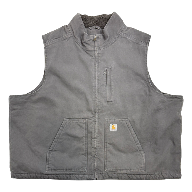 Carhartt Fleece Lined Work Vest Grey