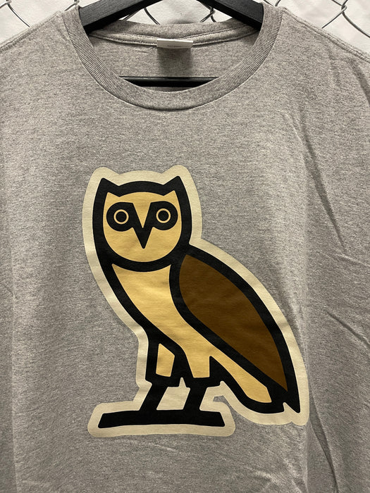 OVO Bubble Owl Tee Heather Grey (USED) | Vitnage Clothing Store Canada