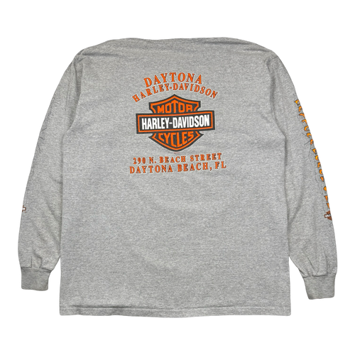 Vintage Harley Davidson Biketoberfest L/S Tee Grey | Vintage Clothing Store Canada