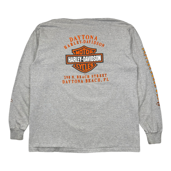 Vintage Harley Davidson Biketoberfest L/S Tee Grey | Vitnage Clothing Store Canada