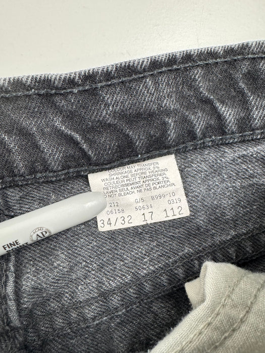 Vintage 634 Orange Tab Levis Denim Pants Black | Vitnage Clothing Store Canada