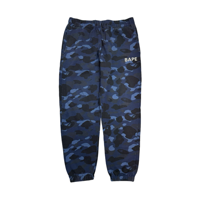 BAPE Color Camo Sweatpants Navy (USED) | Vitnage Clothing Store Canada