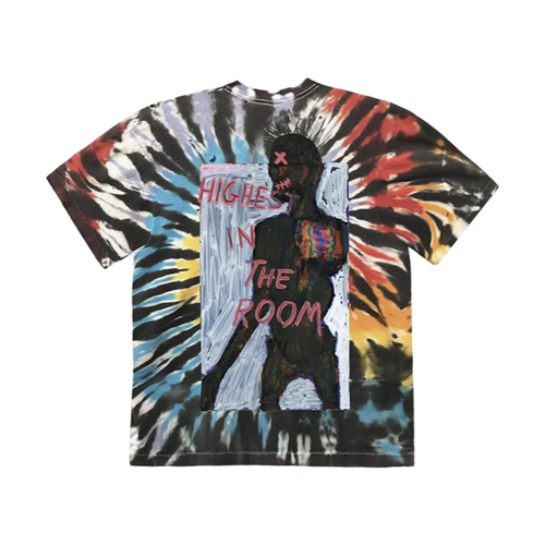 Travis Scott Highest In The Room Tie Die Tee (USED) | Vintage Clothing Store Canada