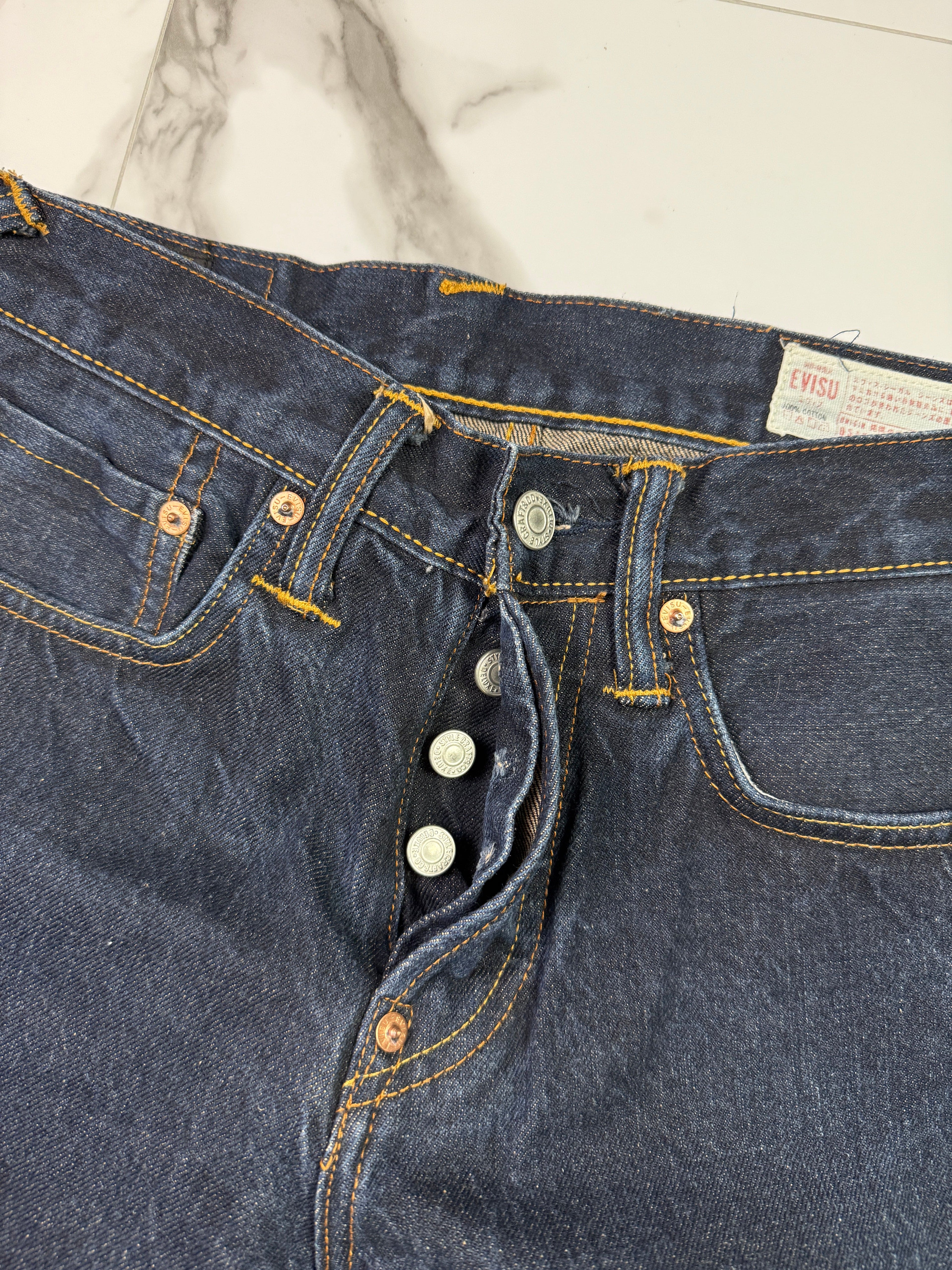Vintage Evisu 20th Anniversary Seagull Denim Pants