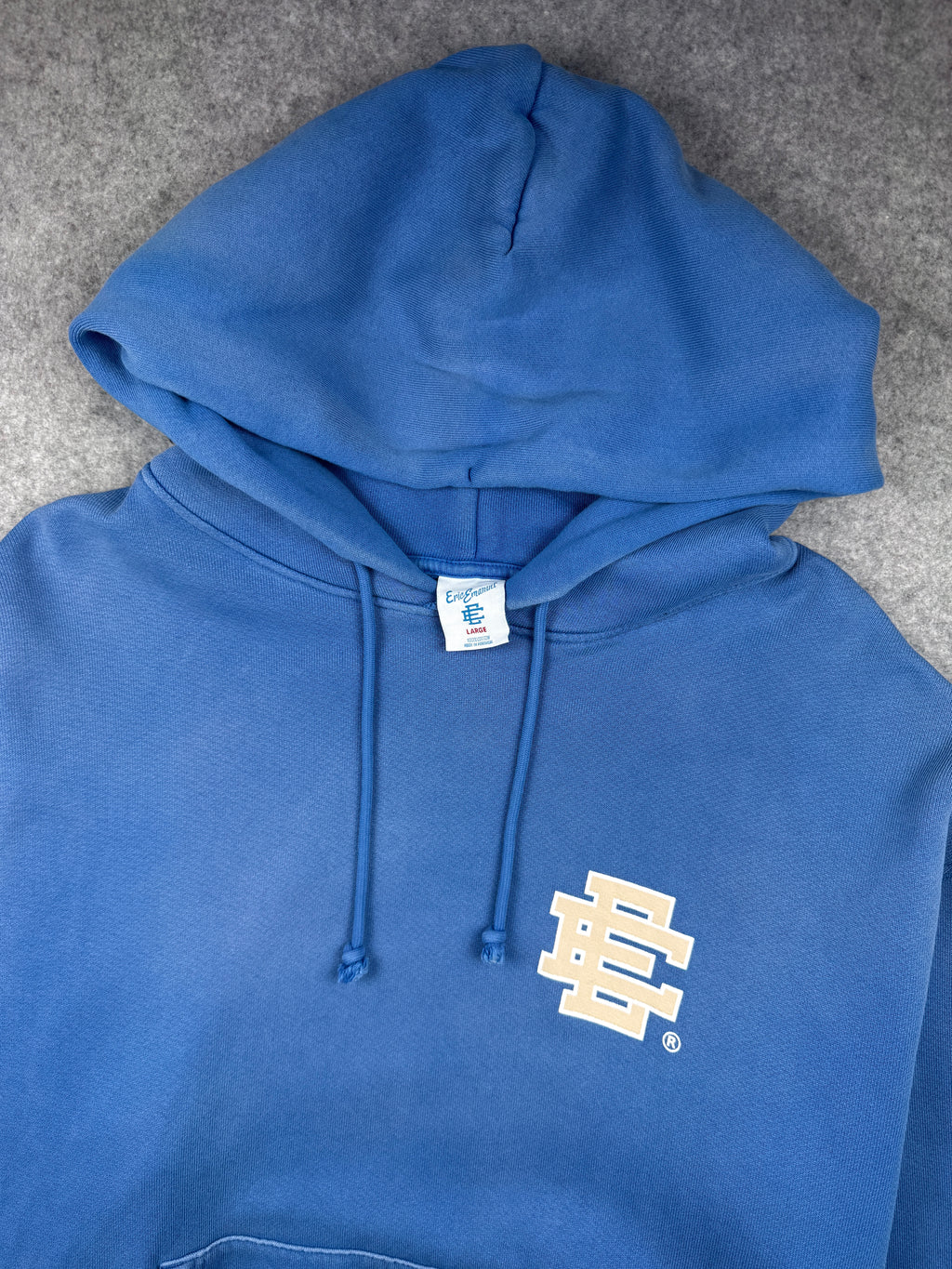 Eric Emmanuel EE Basic Core Hoodie Blue (USED)