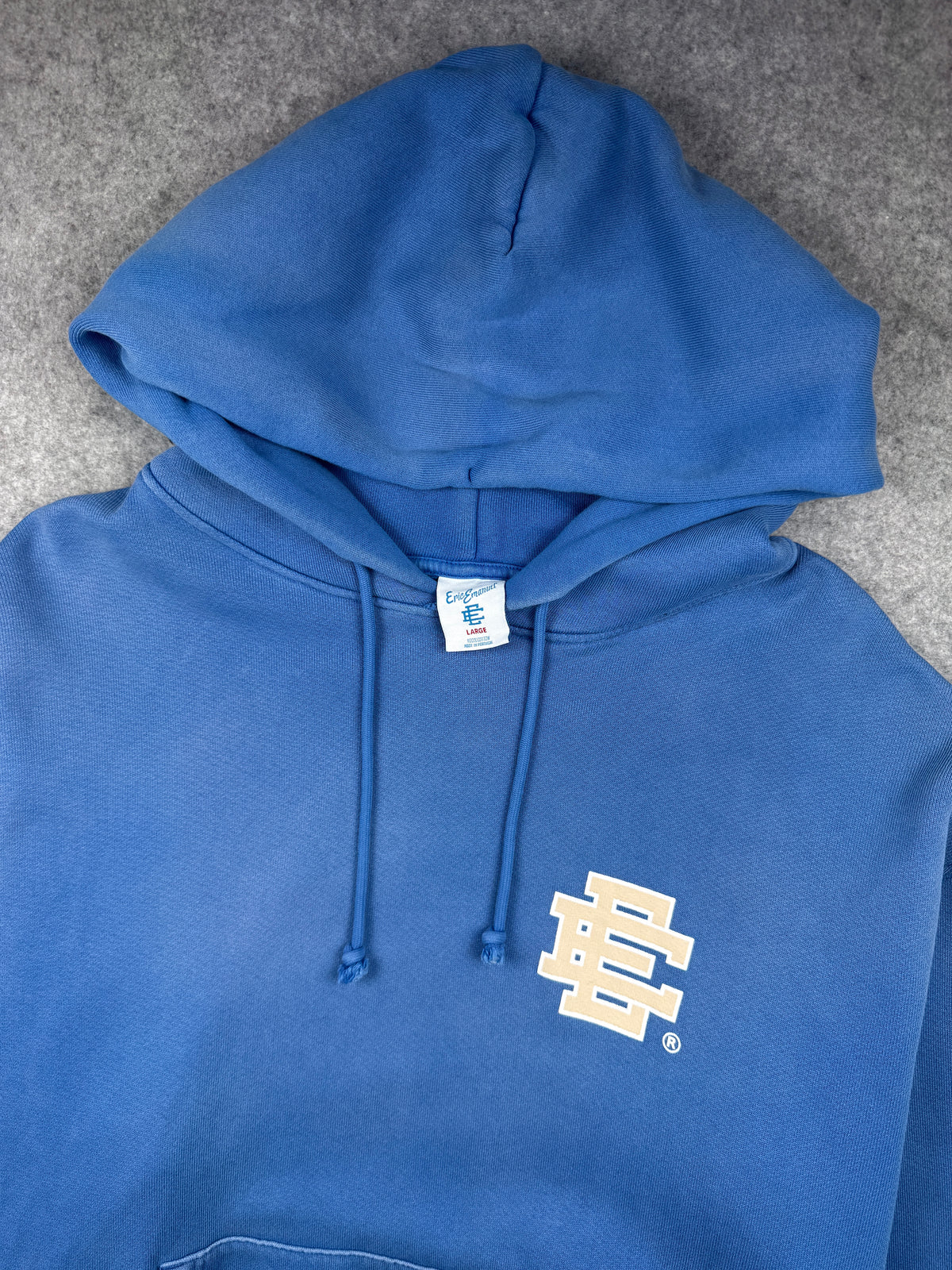 Eric Emmanuel EE Basic Core Hoodie Blue (USED)