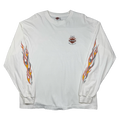 Vintage Harley Davidson Hot Harley Nights L/S Tee White
