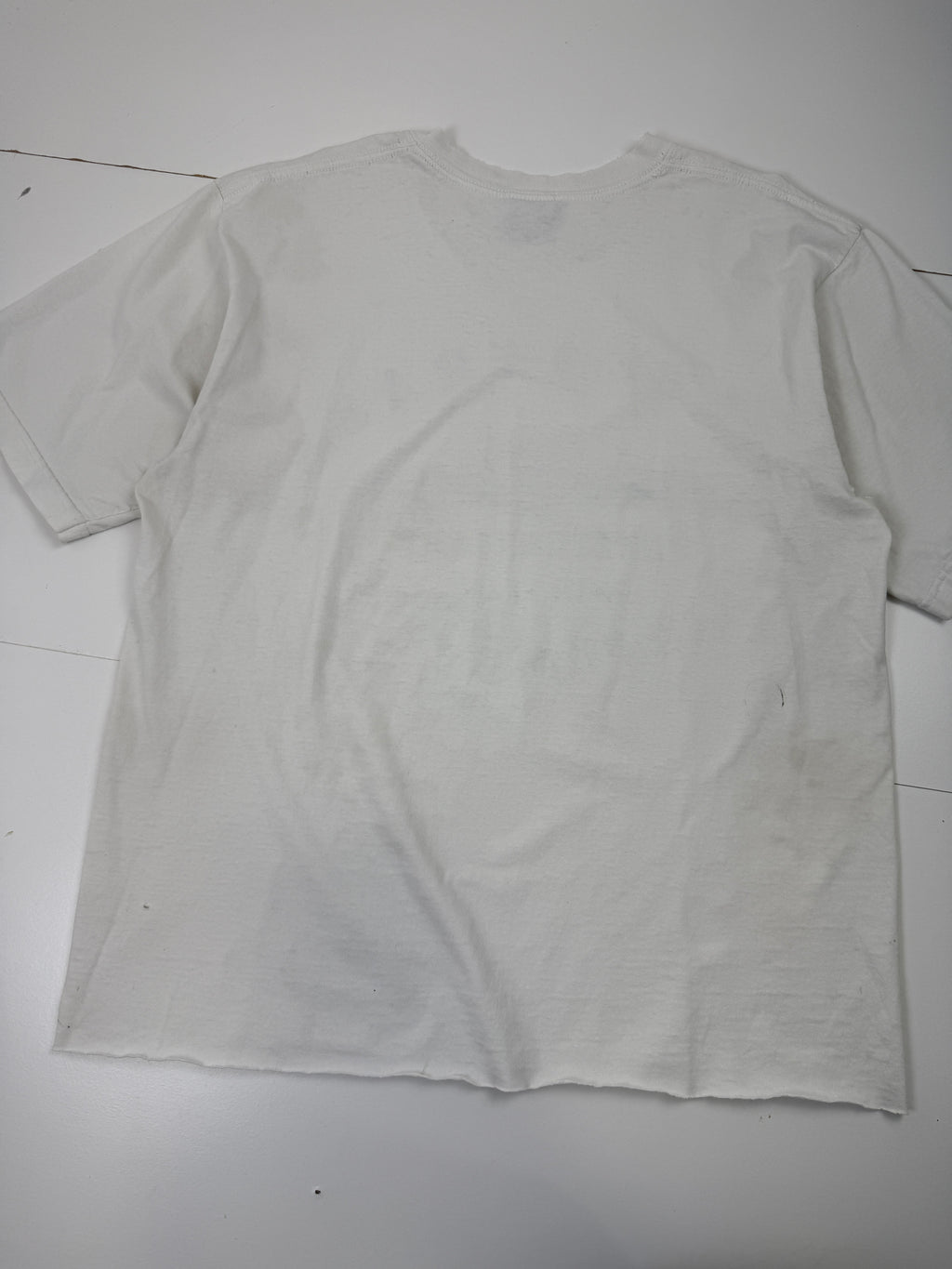 Vintage Alcatraz Penitentiary Distressed Tee White
