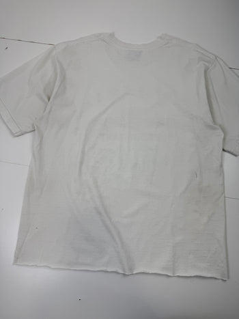 Vintage Alcatraz Penitentiary Distressed Tee White