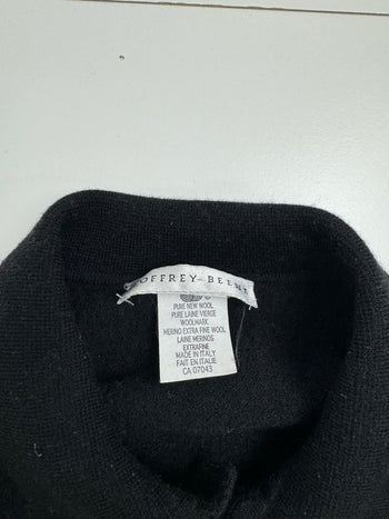 (S) Vintage Geoffrey Beene Knit Sweater Collar Button Up