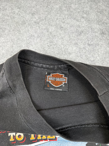 Vintage Harley Davidson Western Rally Tee Black