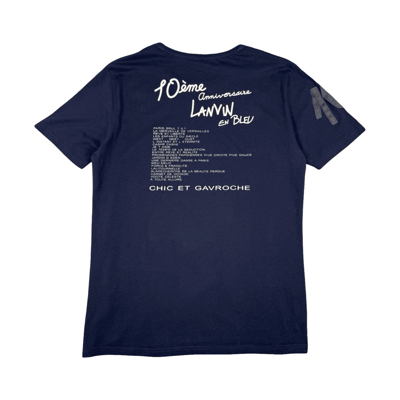 Lanvin en Bleu Tee Navy Blue (USED)