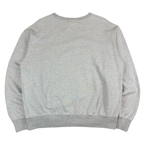 BAPE x Swarovski Crystal Shark Logo Sweatshirt Grey (USED) | Vintage Clothing Store Canada