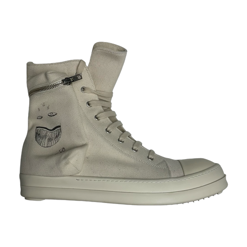 Rick Owens DRKSHDW Cargo Face Ramones High Top (USED) | Vintage Clothing Store Canada