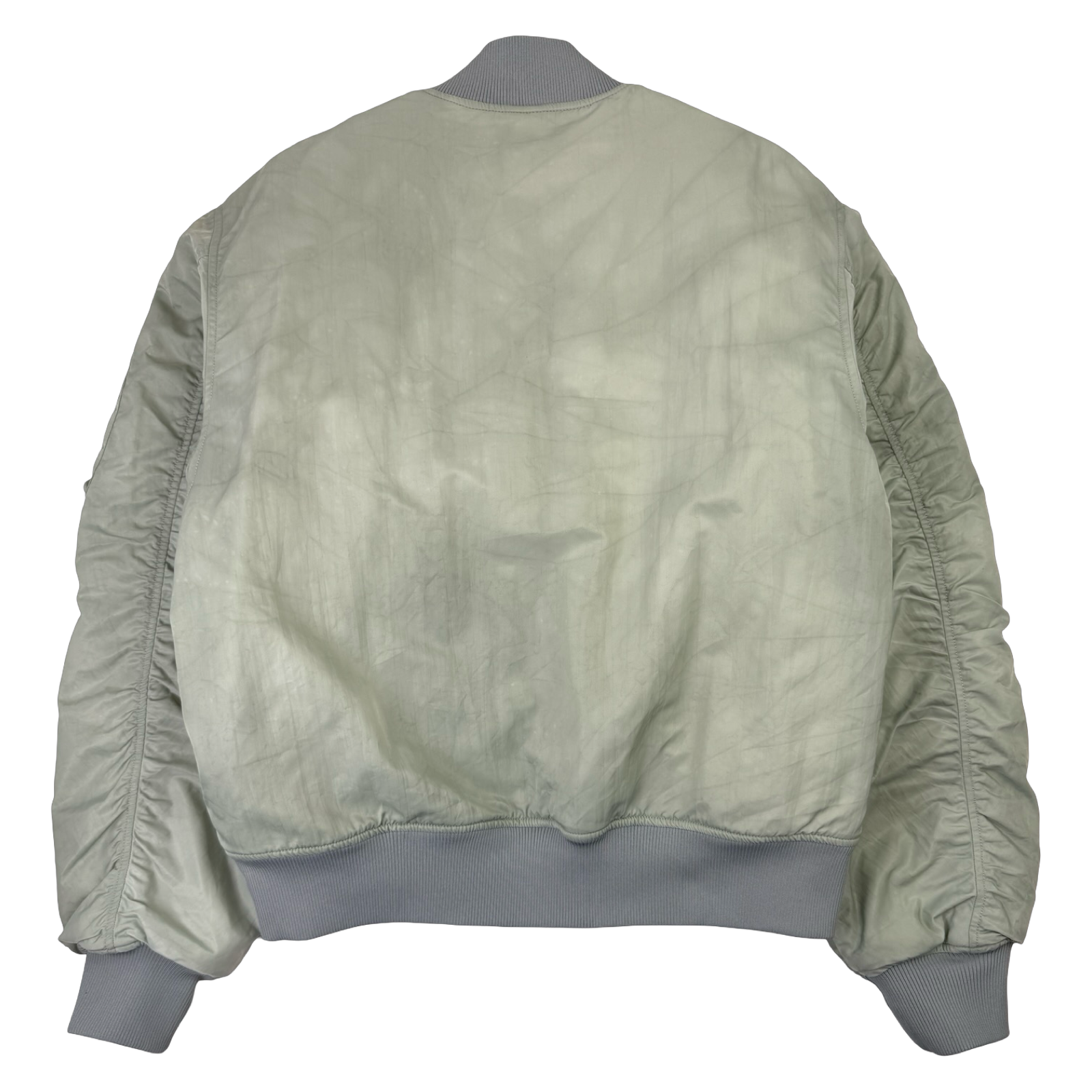 Stussy Dyed Nylon Bomber Jacket Stone (USED)