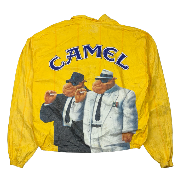 Vintage 90s Camel Light Jacket Yellow | Vitnage Clothing Store Canada
