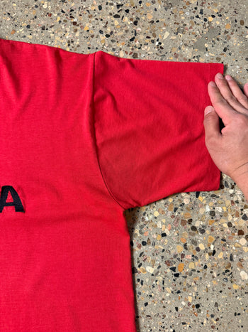 Vintage Toyota Logo Tee Red