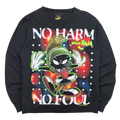 Vintage 90's Space Jam Marvin The Martian L/S Tee Black