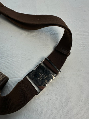 Gucci GG Canvas Jackie Belt Bag Brown