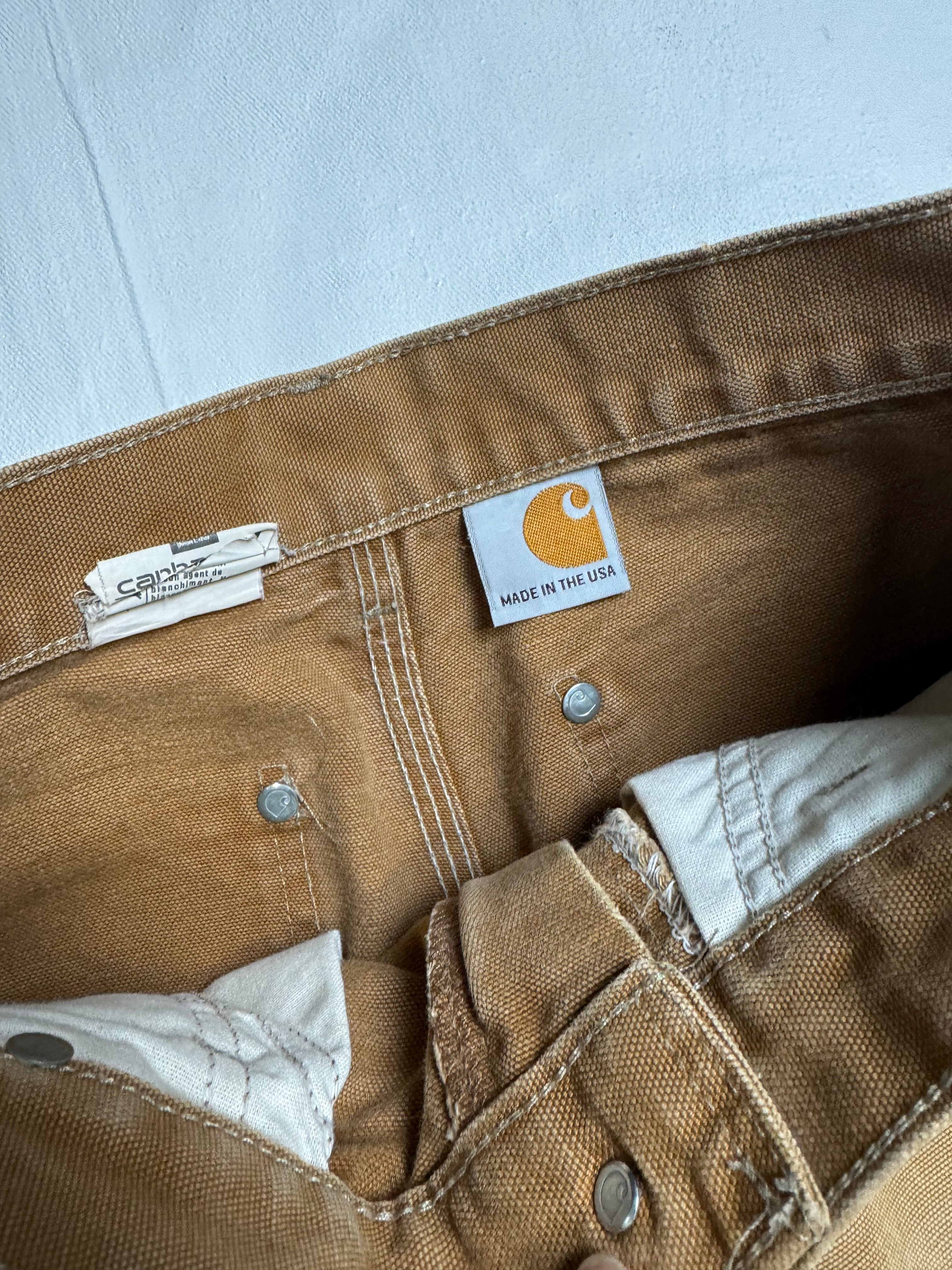 Carhartt Paint Splatter Double Knee Pants Khaki