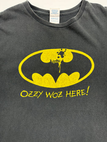 Vintage '08 Ozzy Was Here Batman Tee Black