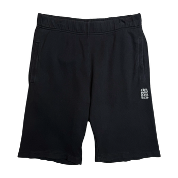 Chrome Hearts Embroidered Vertical Logo Shorts Black