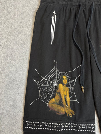 Chrome Hearts Deadly Doll Sweatpants Black