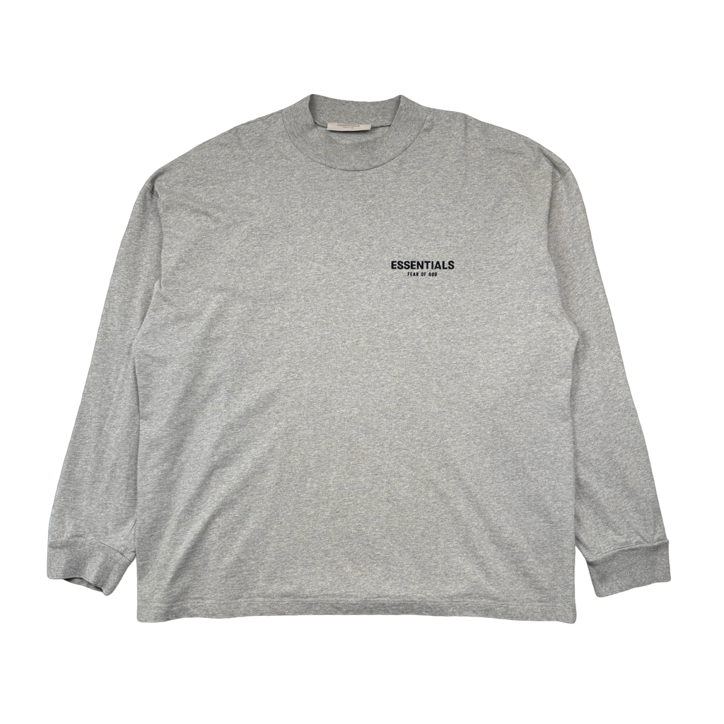 Fear Of God Essentials L/S Tee Dark Oatmeal (USED)