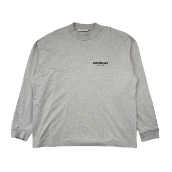 Fear Of God Essentials L/S Tee Dark Oatmeal (USED)