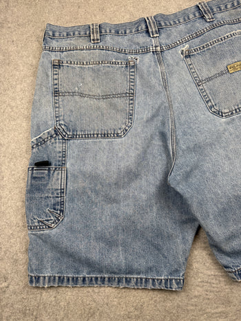 Vintage WRG Distressed Cargo Denim Shorts