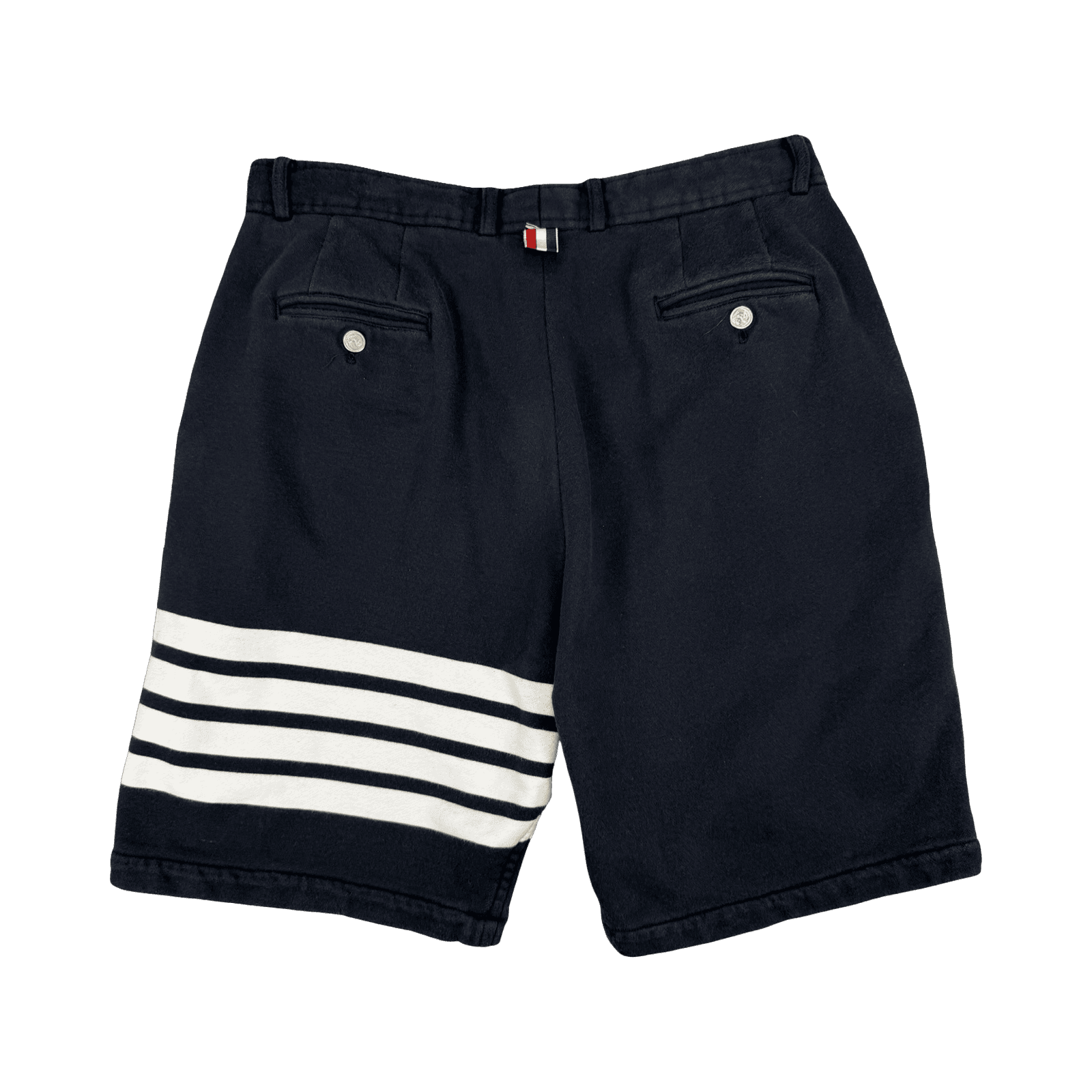 Thom Browne 4-bar Striped Sweatshorts Navy Blue (USED)