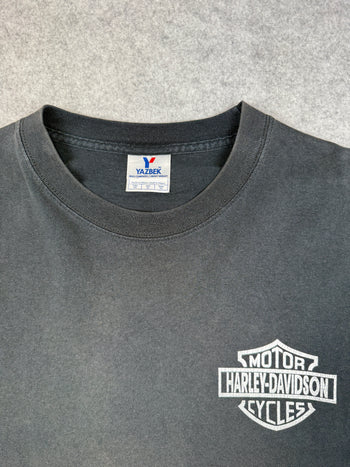 Vintage Harley Davidson Legends Are Forever Eagle Tee Black