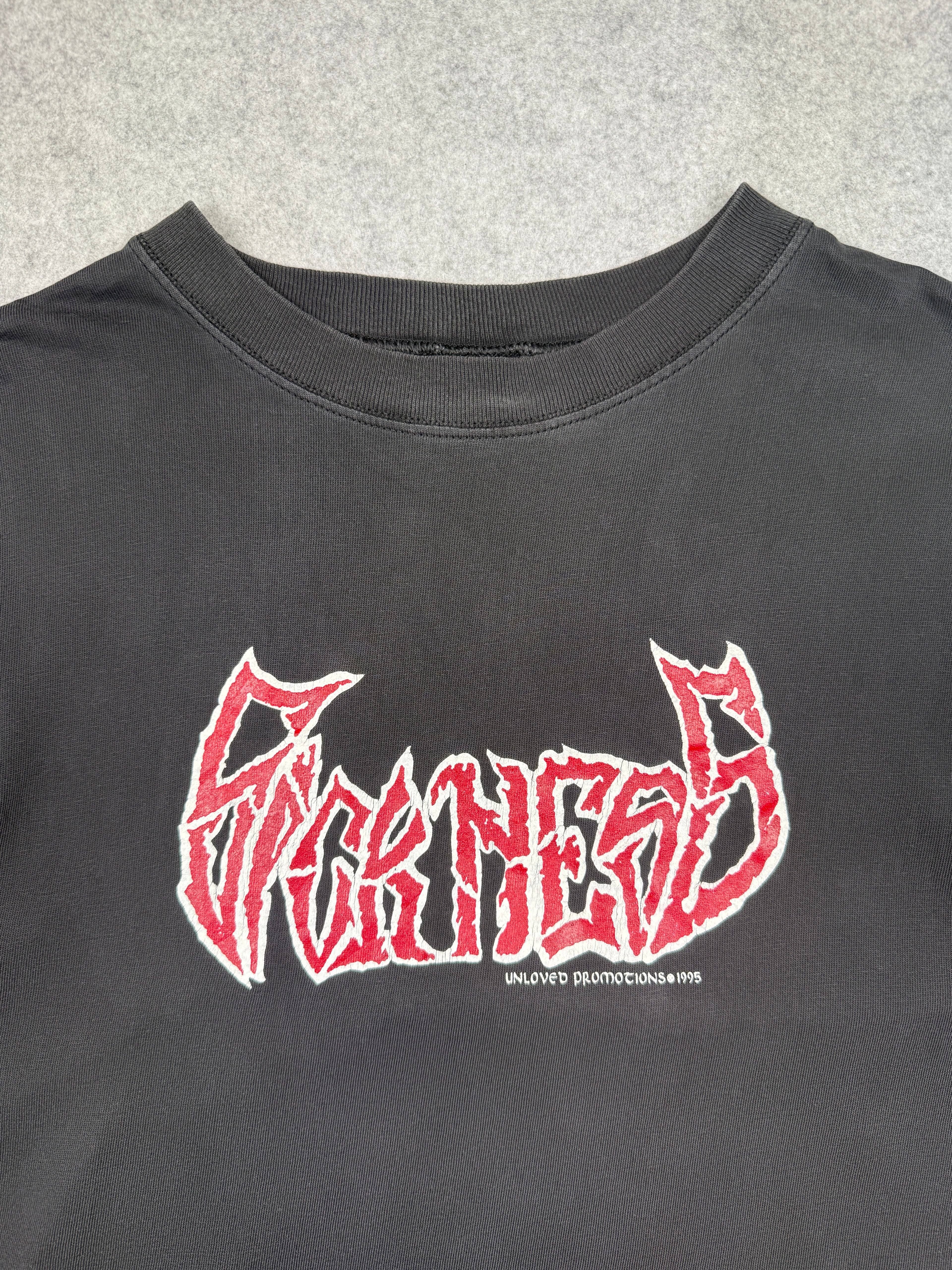 Vintage 90's Sickness Dead F*ck Tee Black