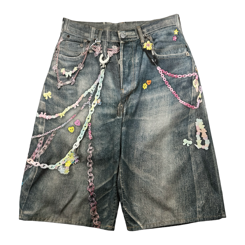 Acne Studios 1981 Trompe L'Oeil Loose Fit Shorts