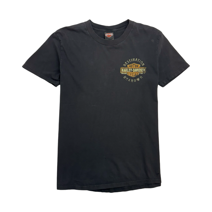 (M) Vintage Viking Land Harley-Davidson Tee Black | Vitnage Clothing Store Canada