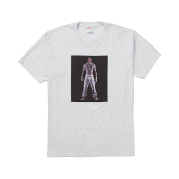 Supreme Tupac Hologram Tee Ash Grey