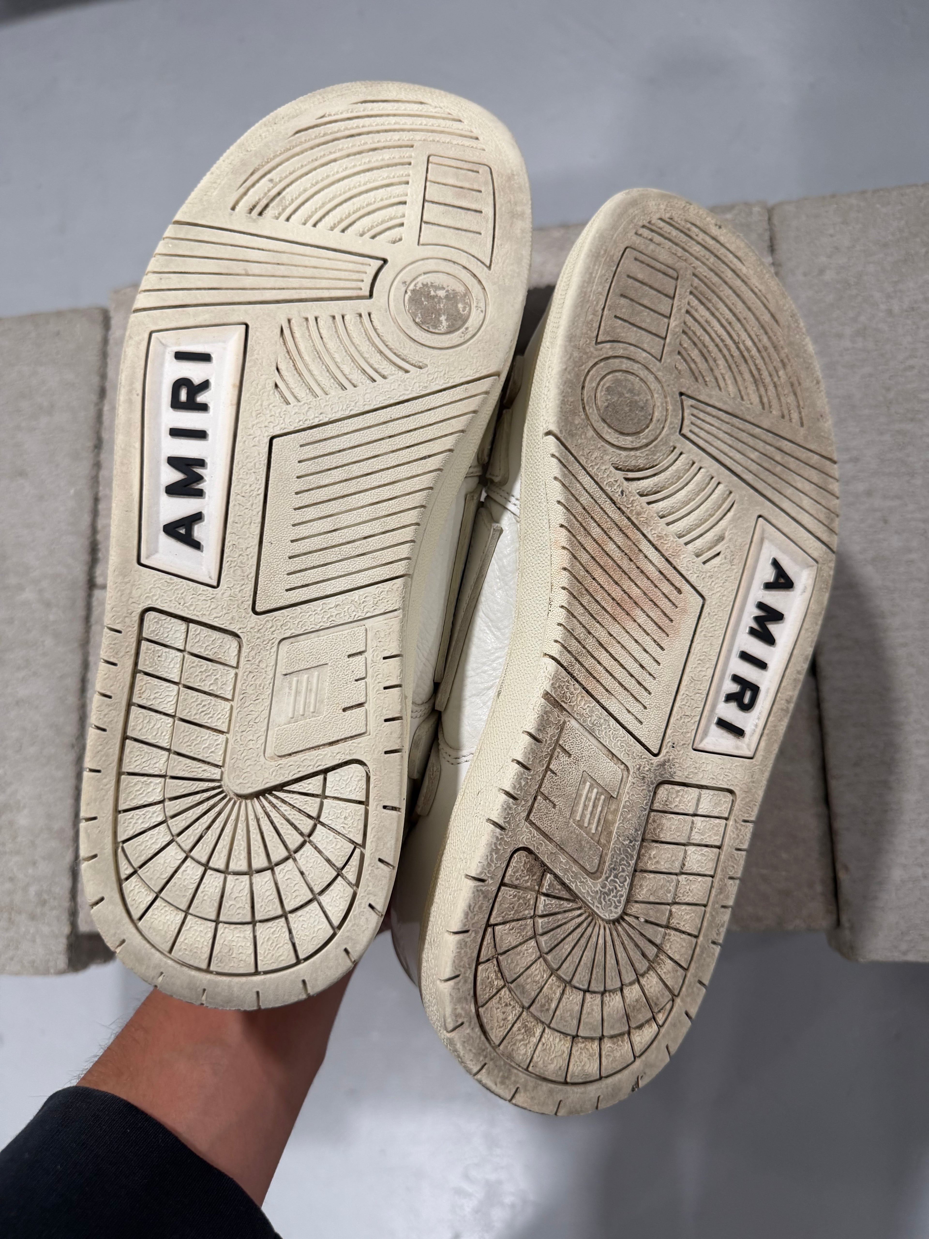 Amiri Skel Top Low Sneakers White (USED)